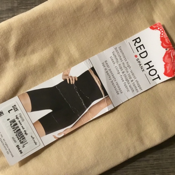 Spanx seamless high waist shaper, size L, soft nude, NWT - Picture 3 of 3